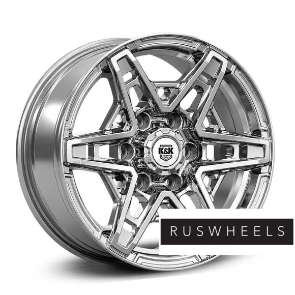 Диски КиК R17 / 8J PCD 6x139.7 ЕТ 25 ЦО 106.1 Блэкберн