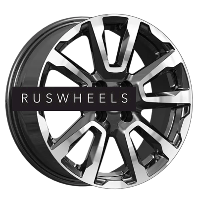 Диски КИК 6,5x16/4x100 ET43 D60,1 КС1026 Алмаз черный