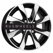 Диски КИК 6x15/4x114,3 ET46 D67,1 Джемини-оригинал (КС617) Алмаз черный КС617