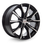 Диски КиК 7.5\R17 5*112 ET37 d66.6 Алмаз черный Диски КиК 7.5\R17 5*112 ET37 d66.6 Алмаз черный