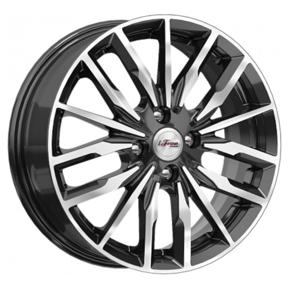 Диски iFree 6,0\R16 5*100 ET38 d57.1 Блэк Джек