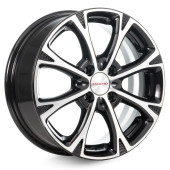 Диски КиК 6,0\R15 4*100 ET40 d60.1 Алмаз черный