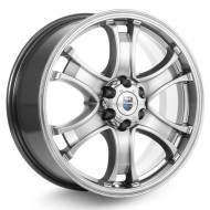 Диски КиК 7.5\R18 6*139.7 ET33 d100.1 Дарк платинум Диски КиК 7.5\R18 6*139.7 ET33 d100.1 Дарк платинум