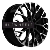 Диски Khomen Wheels 7x17/5x114,3 ET47 D66,1 KHW1718 (Nissan Juke F15 [14..20]) Black-FP