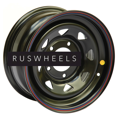 Диски Off-Road Wheels 7x16/5x165 ET0 D125 Ленд Ровер Черный (треуг. мелкий)