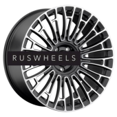 Диски LS Forged 8,5x21/5x120 ET43,5 D72,6 LS FG25 MBF (конус, Колпак+лого)