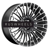 Диски LS Forged 8,5x21/5x120 ET43,5 D72,6 LS FG25 MBF (конус, Колпак+лого)