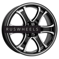 Диски КИК 7,5x18/6x139,7 ET33 D100,1 Балеар-оригинал (КС727) Алмаз черный Диски КИК 7,5x18/6x139,7 ET33 D100,1 Балеар-оригинал (КС727) Алмаз черный