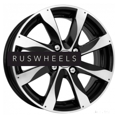 Диски КИК 6x15/4x100 ET45 D56,6 Джемини-оригинал (КС617) Алмаз черный Диски КИК 6x15/4x100 ET45 D56,6 Джемини-оригинал (КС617) Алмаз черный