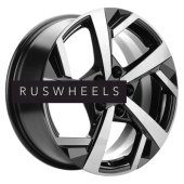 Диски Khomen Wheels 7x17/5x108 ET43 D65,1 KHW1712 (DFM AX 7) Black-FP