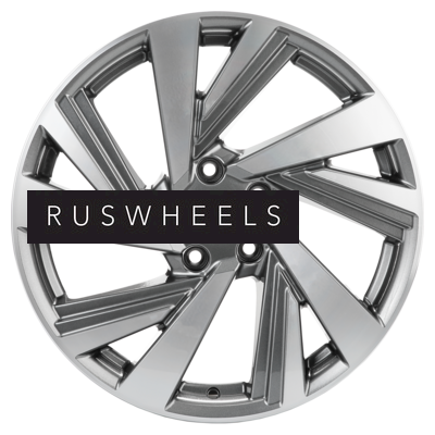 Диски Khomen Wheels 7,5x18/5x112 ET43 D57,1 KHW1801 (Kodiaq/Tiguan) Gray-FP Диски Khomen Wheels 7,5x18/5x112 ET43 D57,1 KHW1801 (Kodiaq/Tiguan) Gray-FP