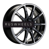 Диски Khomen Wheels 6,5x17/4x100 ET50 D60,1 KHW1707 (Lada Vesta) Black-FP Диски Khomen Wheels 6,5x17/4x100 ET50 D60,1 KHW1707 (Lada Vesta) Black-FP