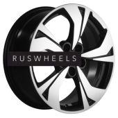 Диски Khomen Wheels 7x17/5x108 ET33 D60,1 KHW1724 (Exeed LX) Black-FP Диски Khomen Wheels 7x17/5x108 ET33 D60,1 KHW1724 (Exeed LX) Black-FP