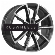 Диски КИК 7,5x17/5x112 ET40 D66,6 Меренге (КС902) Алмаз черный Диски КИК 7,5x17/5x112 ET40 D66,6 Меренге (КС902) Алмаз черный