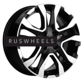 Диски Khomen Wheels 6x15/4x100 ET45 D56,6 KHW1503 (Nexia) Black-FP
