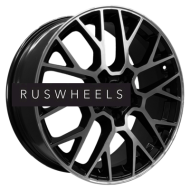 Диски Khomen Wheels 7x18/5x114,3 ET38 D67,1 KHW1818 (Mitsubishi Outlander) Black-FP