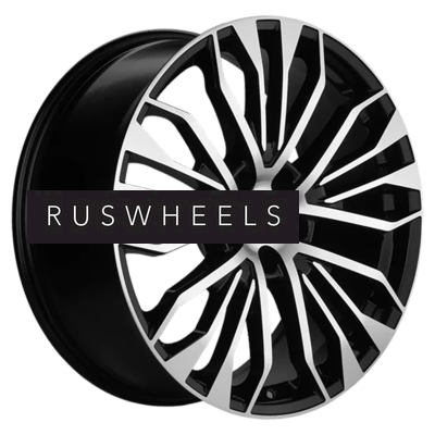 Диски Khomen Wheels 8,5x20/5x112 ET33 D66,6 KHW2009 (Touareg) Black-FP