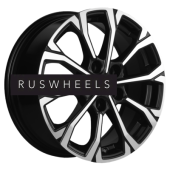 Диски Khomen Wheels 6,5x16/5x114,3 ET47 D66,1 KHW1605 (Fluence/Juke) Black-FP