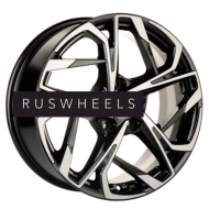 Диски Khomen Wheels 7x17/5x110 ET45 D67,1 KHW1716 (DFM580) Black-FP