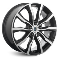 Диски КиК 7.5\R18 5*108 ET33 d67.1 алмаз чёрный Диски КиК 7.5\R18 5*108 ET33 d67.1 алмаз чёрный