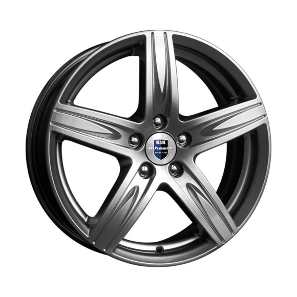 Диски КиК  Андорра (КС586)  7,5\R18 5*114,3 ET35  d67,1  Дарк платинум  [72474]