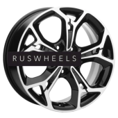 Диски Khomen Wheels 7x17/5x114,3 ET48 D56,1 KHW1702 (Forester) Black-FP Диски Khomen Wheels 7x17/5x114,3 ET48 D56,1 KHW1702 (Forester) Black-FP