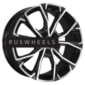Диски Khomen Wheels 7,5x19/5x114,3 ET45 D66,1 KHW1907 (Nissan X-Trail) Black-FP