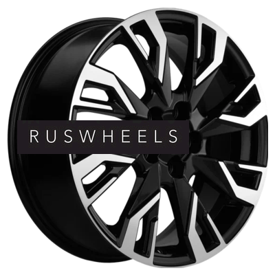 Диски Khomen Wheels 7x18/5x110 ET35 D67,1 KHW1809 (CS75 Plus) Black-FP