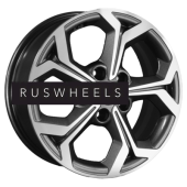 Диски Khomen Wheels 6,5x16/5x114,3 ET46 D67,1 KHW1606 (Mitsubishi) Gray-FP Диски Khomen Wheels 6,5x16/5x114,3 ET46 D67,1 KHW1606 (Mitsubishi) Gray-FP