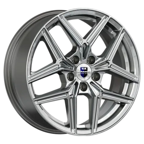 Диски КиК 7,0\R17 5*114.3 ET45 d67.1 Дарк платинум Диски КиК 7,0\R17 5*114.3 ET45 d67.1 Дарк платинум