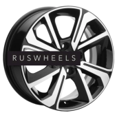 Диски Khomen Wheels 6x15/4x100 ET40 D60,1 KHW1501 (Logan/Sandero/Xray) Black-FP