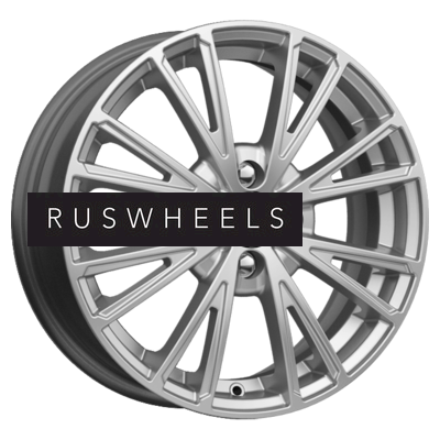 Диски K&K 6x15/4x100 ET46 D54,1 Меандр-оригинал (КС888) Сильвер SK