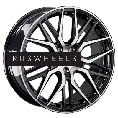 Диски LS Forged 8,5x20/5x114,3 ET30 D60,1 LS FG04 BKF (конус, C570)