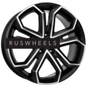 Диски КИК 8,5x19/5x120 ET45 D64,1 Пандора (КС466) Алмаз черный