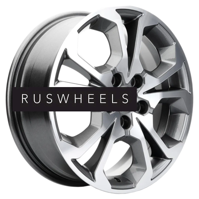 Диски Khomen Wheels 6,5x17/5x114,3 ET50 D64,1 KHW1711 (Haval/Honda) Gray-FP Диски Khomen Wheels 6,5x17/5x114,3 ET50 D64,1 KHW1711 (Haval/Honda) Gray-FP