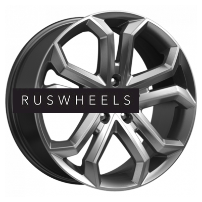 Диски КИК 8,5x19/5x114,3 ET45 D67,1 Пандора (КС466) Дарк платинум Диски КИК 8,5x19/5x114,3 ET45 D67,1 Пандора (КС466) Дарк платинум