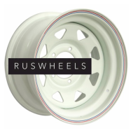 Диски Off-Road Wheels 8x15/5x139,7 ET-19 D110 УАЗ (треуг. мелкий) Белый Диски Off-Road Wheels 8x15/5x139,7 ET-19 D110 УАЗ (треуг. мелкий) Белый
