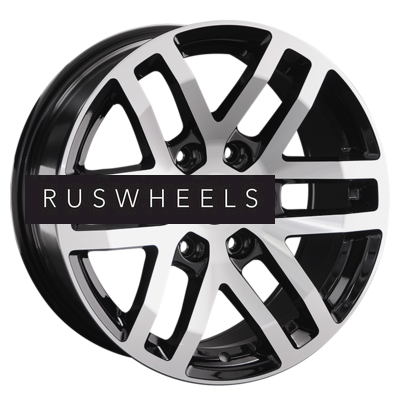 Диски LS 8,5x17/6x139,7 ET30 D106,1 1279 BKF (конус, Колпак+лого)