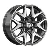 Диски КиК 7.5\R18 6*139.7 ET36 d100.1 Алмаз черный