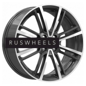 Диски КИК 7x17/5x100 ET48 D56,1 Эрфурт (КС898) Алмаз черный