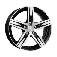 Диски КиК  Андорра (КС454)  6,5\R16 5*100 ET38  d67,1  Алмаз черный  [4918]