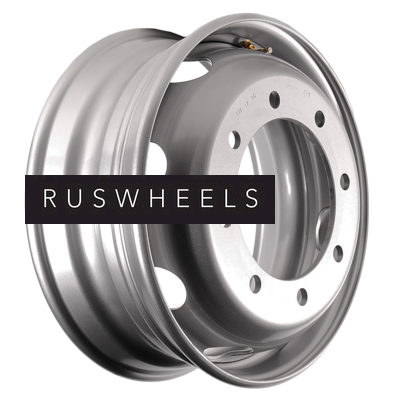 Грузовые диски SRW 6,75x19,5/8x275 ET142 D221 Silver (3196742) (11 мм) 2 500 кг Грузовые диски SRW 6,75x19,5/8x275 ET142 D221 Silver (3196742) (11 мм) 2 500 кг