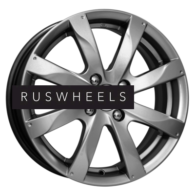 Диски КИК 6x15/4x100 ET48 D54,1 Джемини-оригинал (КС617) Дарк платинум Диски КИК 6x15/4x100 ET48 D54,1 Джемини-оригинал (КС617) Дарк платинум