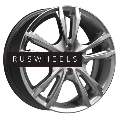 Диски КИК 6x16/5x114,3 ET43 D67,1 Samara-оригинал (КС866) Дарк платинум Диски КИК 6x16/5x114,3 ET43 D67,1 Samara-оригинал (КС866) Дарк платинум