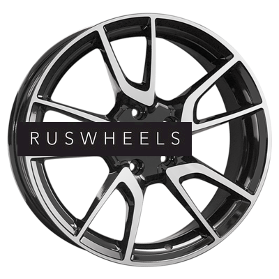 Диски Replay 8x18/5x114,3 ET34 D67,1 LX187(GS) BKF (конус, C570)