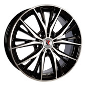 Диски RЕPLIKEY  Tiguan (B210)  7,0\R17 5*112 ET43  d57,1  BK/FP  [21003AY]