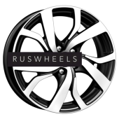 Диски КИК 6,5x16/5x112 ET42 D57,1 Палермо-оригинал (КС607) Алмаз черный Диски КИК 6,5x16/5x112 ET42 D57,1 Палермо-оригинал (КС607) Алмаз черный