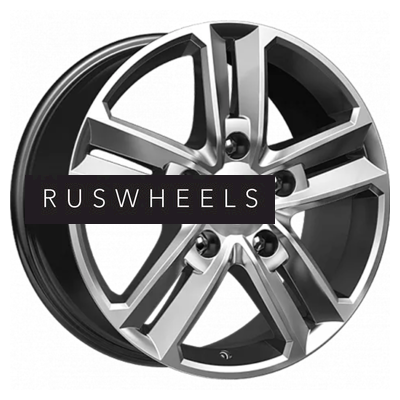 Диски КИК 8x18/5x114,3 ET50 D66,1 Backfire (КС763M) Дарк платинум