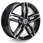 Диски КиК 6,0\R16 5*112 ET42 d57.1 Алмаз черный