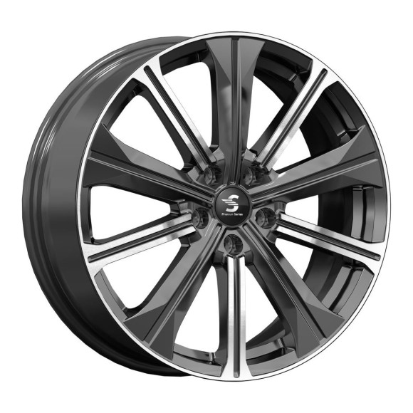 Диски СКАД Premium 7,0\R19 5*108 ET45 d60.1 Diamond Black Gris